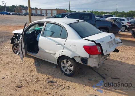 2010 Kia Rio Lx из США, поврежденный, VIN KNADH4A33A6645506